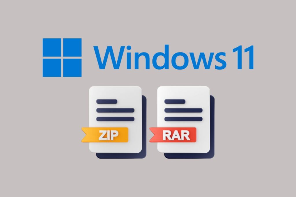 Cómo comprimir archivos en Windows 11 sin instalar nada Cómo comprimir archivos en Windows 11 sin instalar nada
