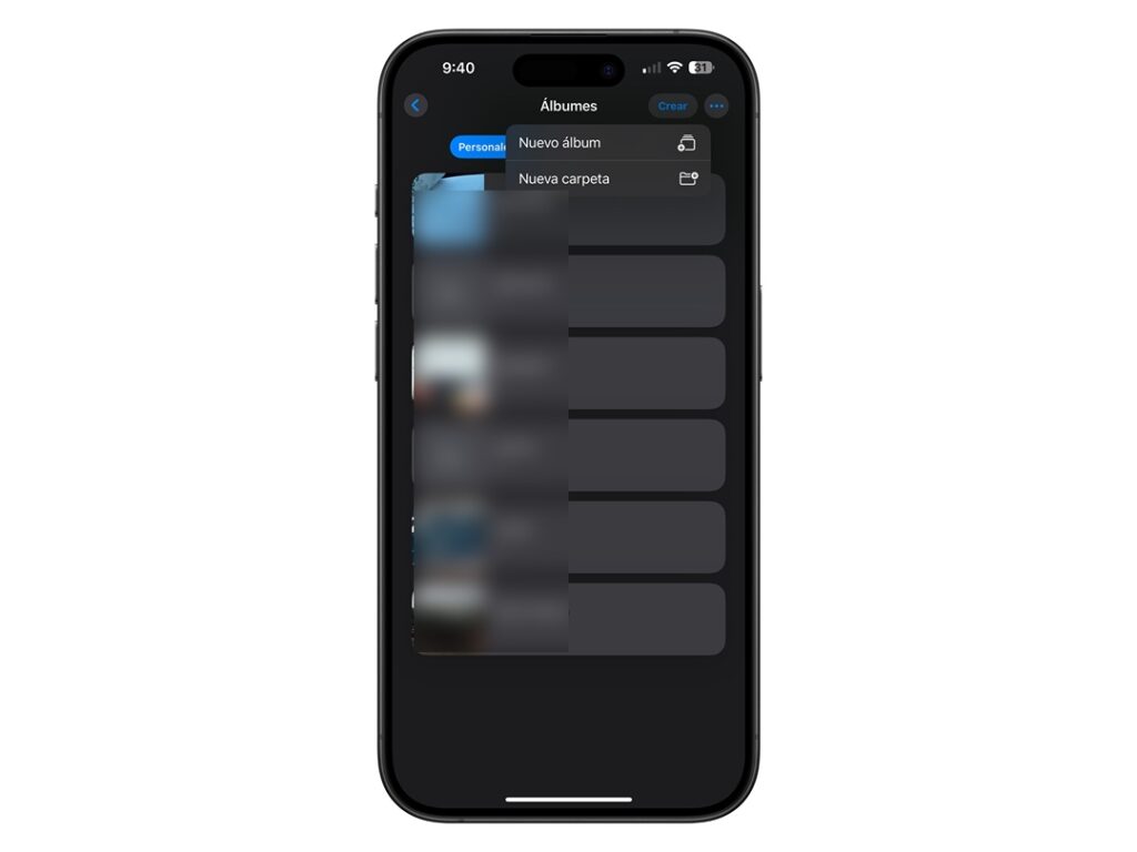 Las fotos de tu iPhone en álbumes