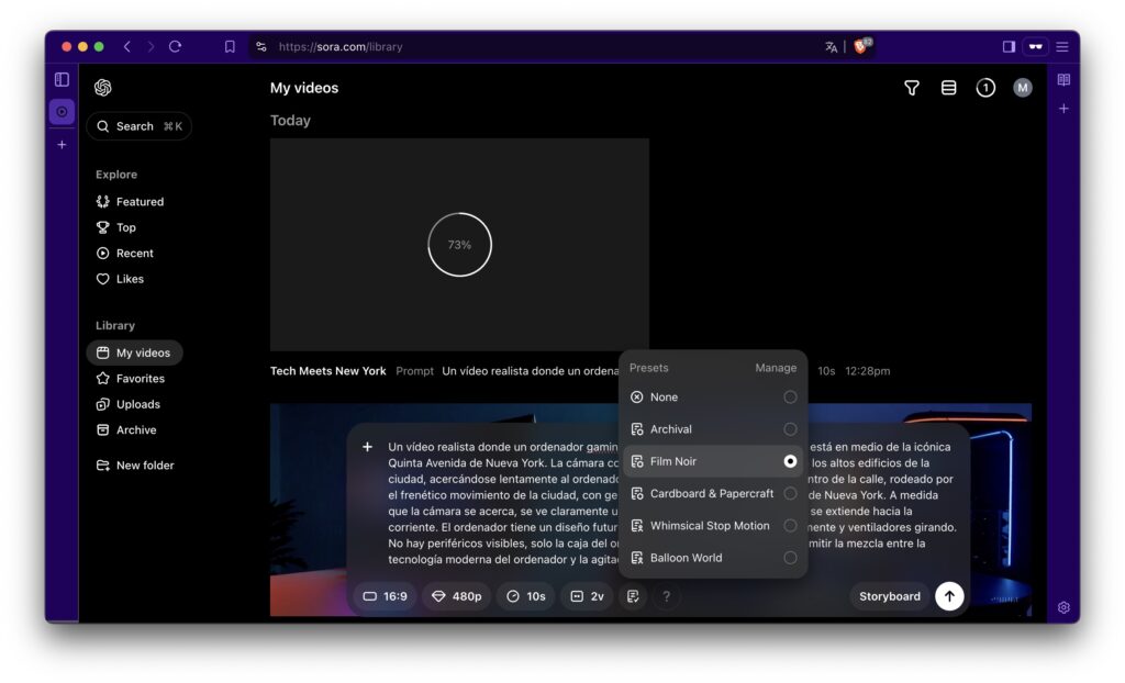 Sora de OpenAI: así es la IA para generar vídeos de los creadores de ChatGPT Sora de OpenAI: así es la IA para generar vídeos de los creadores de ChatGPT