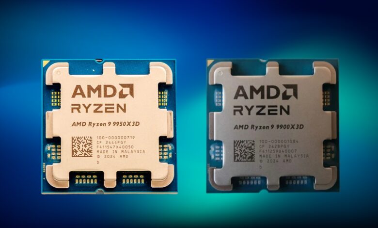 9950x3d vs 9900x3d