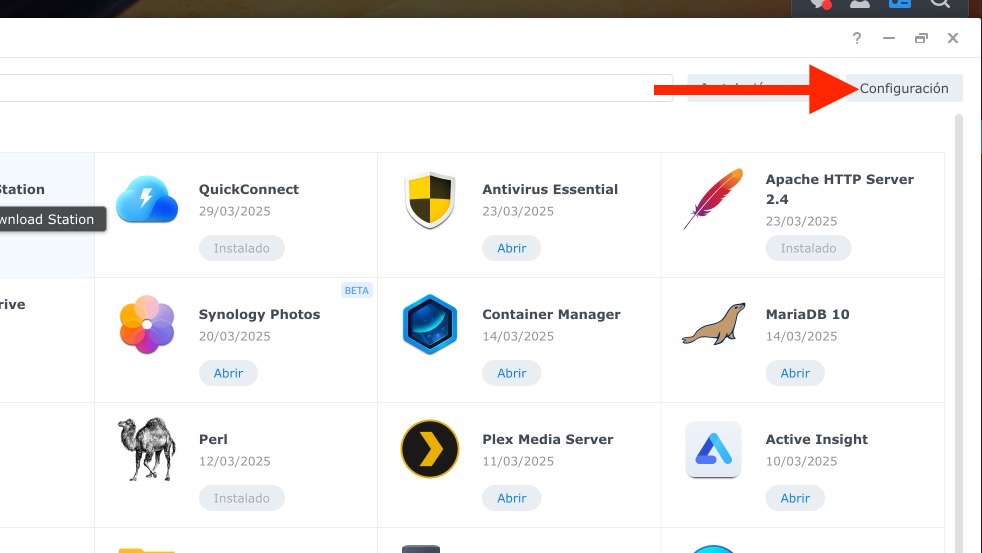 Paquetes de la comunidad en Synology: cómo activar las fuentes externas Paquetes de la comunidad en Synology: cómo activar las fuentes externas