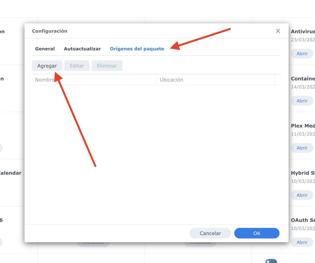 Paquetes de la comunidad en Synology: cómo activar las fuentes externas Paquetes de la comunidad en Synology: cómo activar las fuentes externas