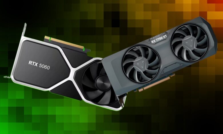 rtx 5060 vs 7700 xt