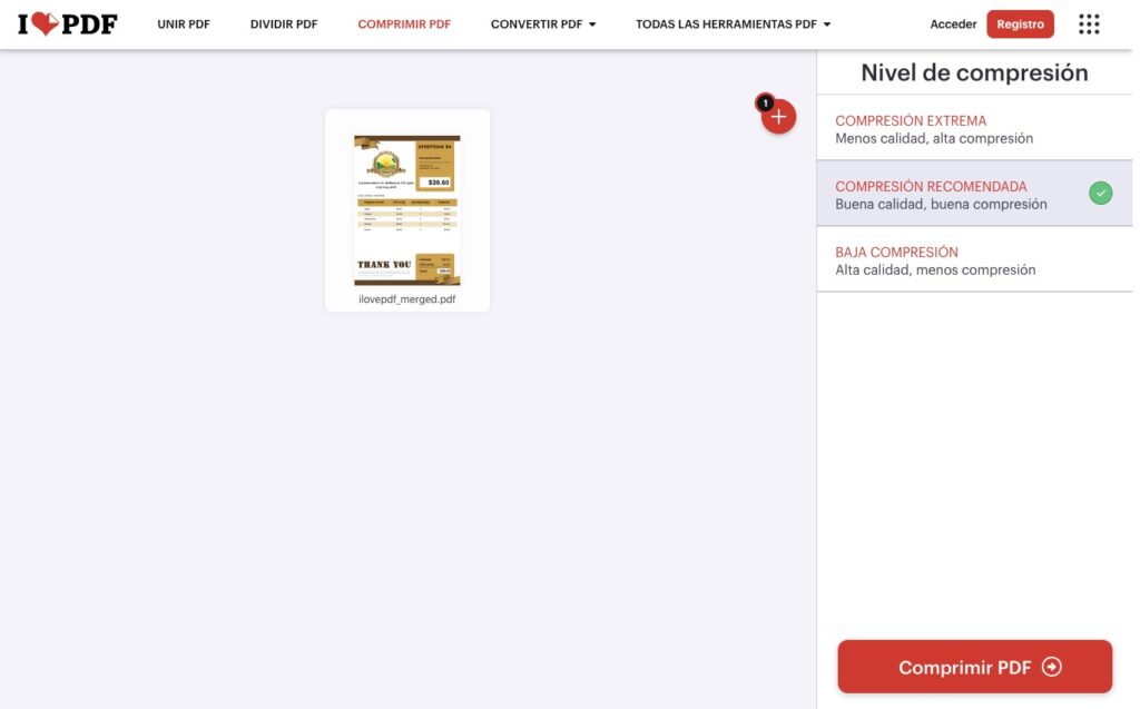 Cómo comprimir un archivo PDF para que pese menos Cómo comprimir un archivo PDF para que pese menos