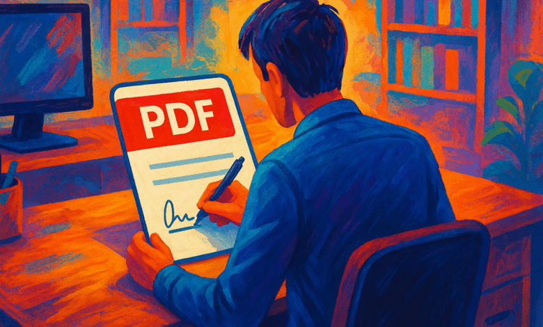 Firmar un PDF