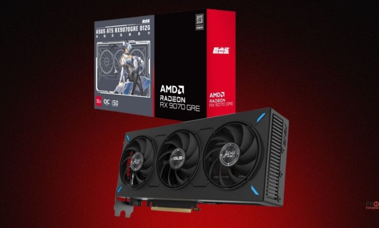 amd rx 9070 gre rendimiento