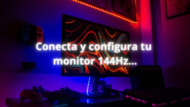 conectar monitor 144hz