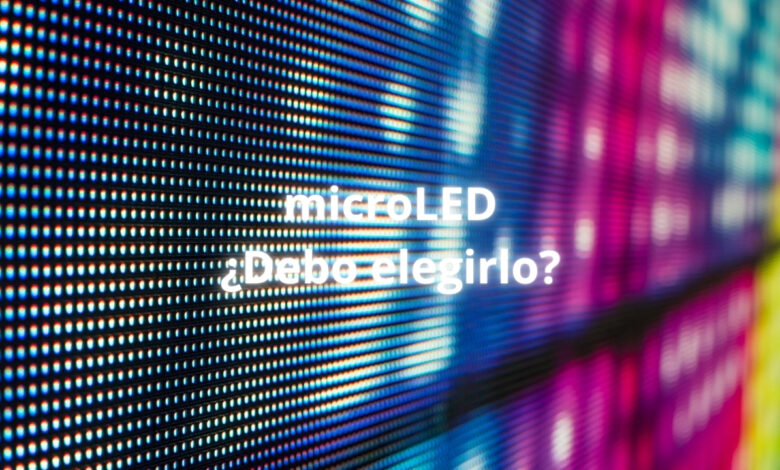 microLED