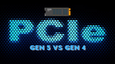 SSD NVMe PCIe Gen 5 vs Gen 4