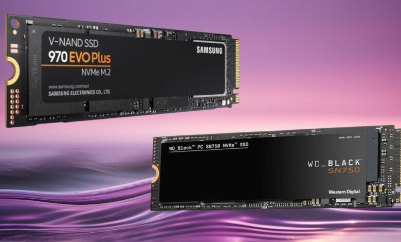 samsung-970-evo-plus vs wd-black-sn750