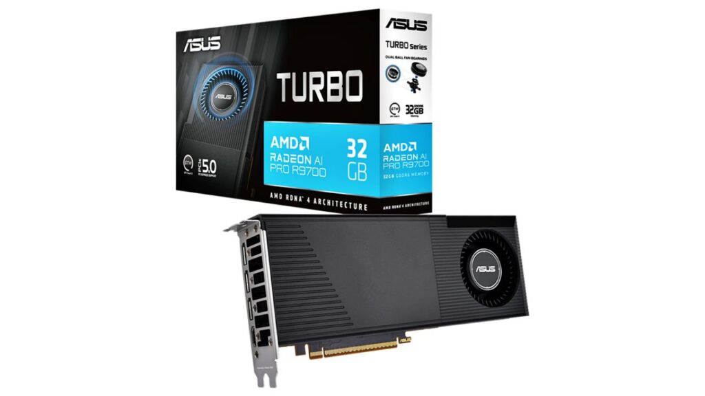 Turbo Radeon AI R9700: La GPU de 32 GB pensada para la IA