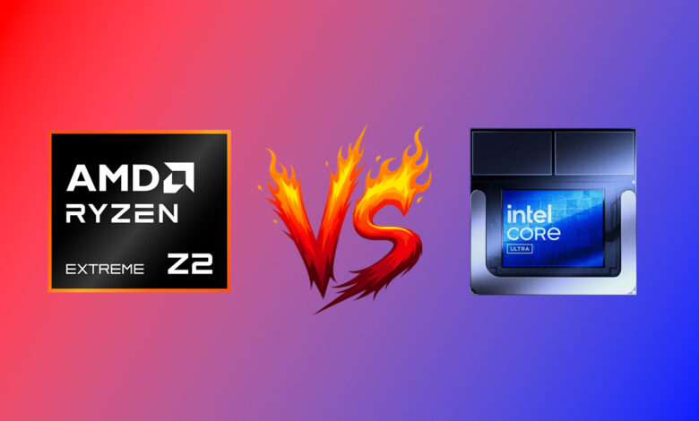 AMD Ryzen Z2 Extreme vs Intel Core Ultra 7 258V