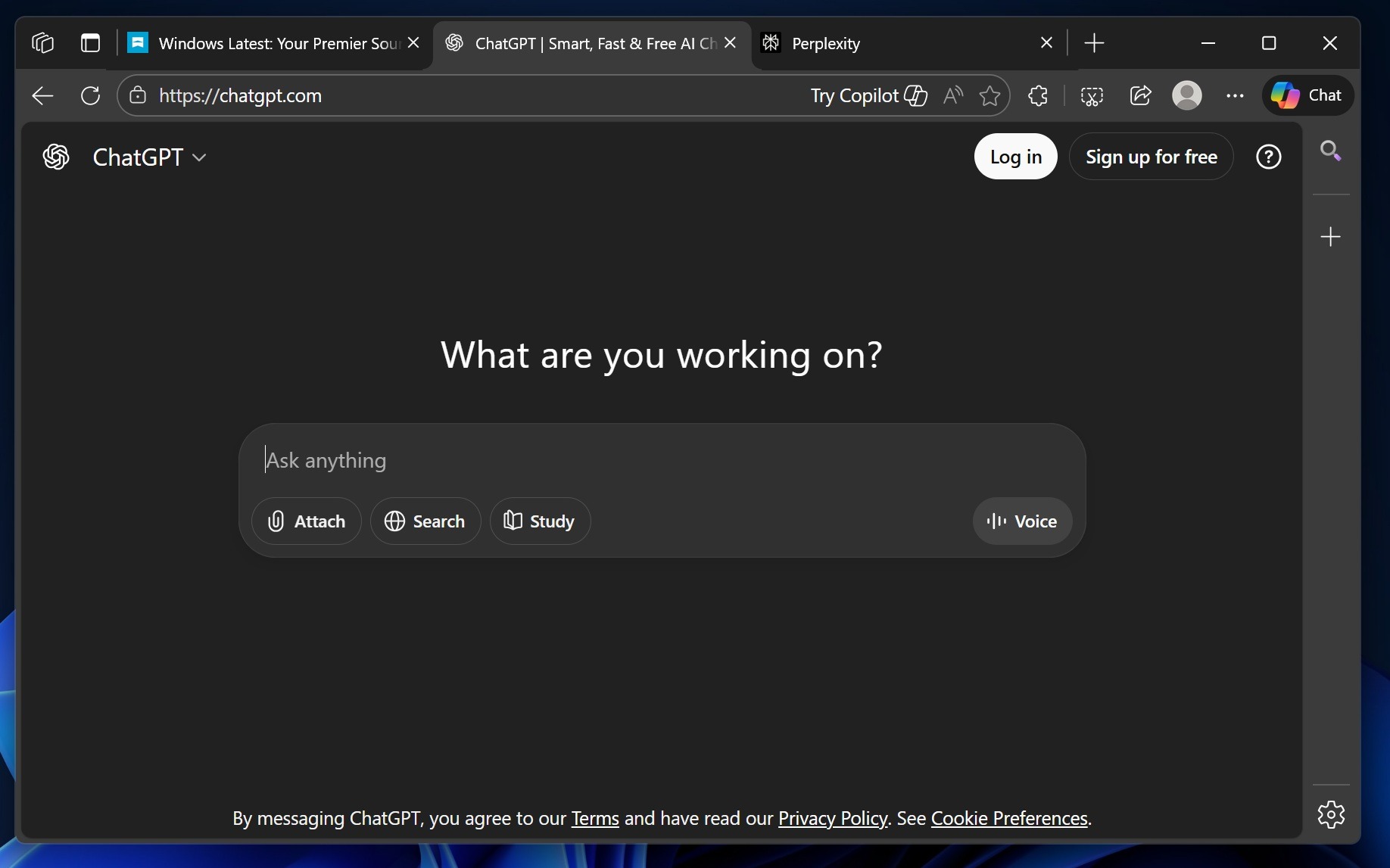 Microsoft Edge ahora te sugiere usar Copilot justo cuando visitas ChatGPT o Perplexity Microsoft Edge ahora te sugiere usar Copilot justo cuando visitas ChatGPT o Perplexity