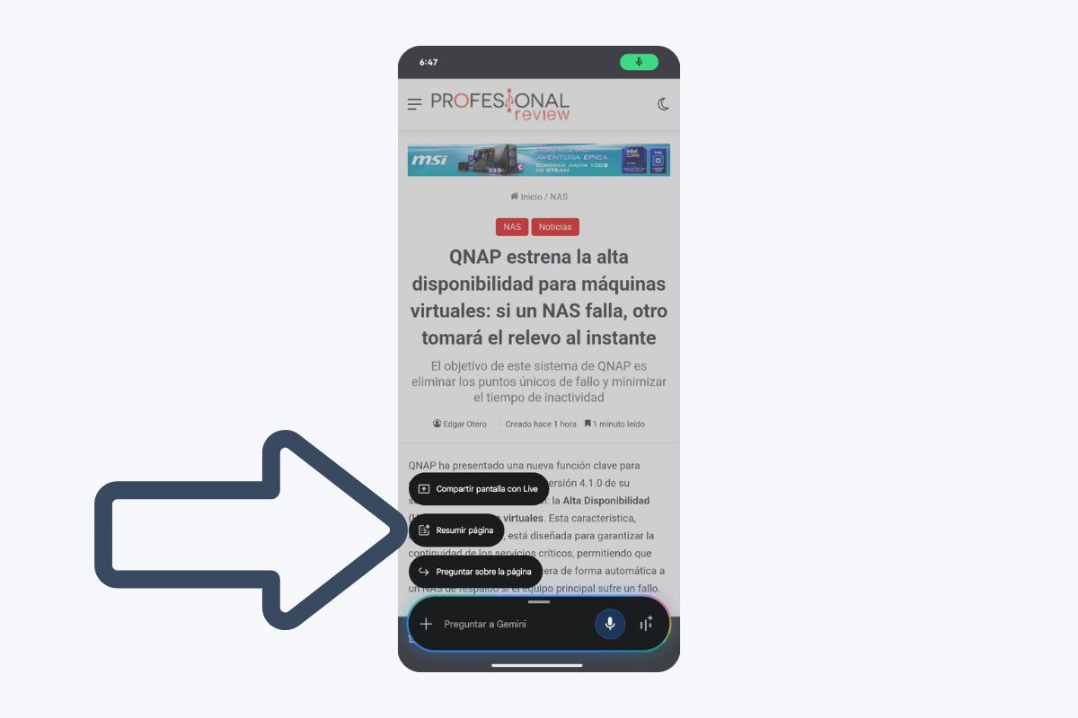 La IA de Gemini llega a Chrome para resumir páginas web en Android y iOS: así puedes activarla La IA de Gemini llega a Chrome para resumir páginas web en Android y iOS: así puedes activarla