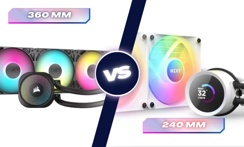 aio 240 vs 360