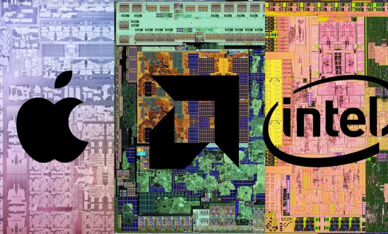 apple vs amd vs intel