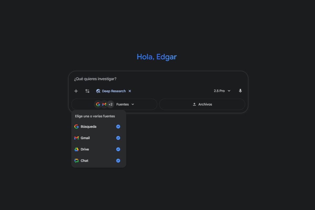 Gemini ahora puede buscar en tu Gmail y Google Drive para crear informes de investigación Gemini ahora puede buscar en tu Gmail y Google Drive para crear informes de investigación