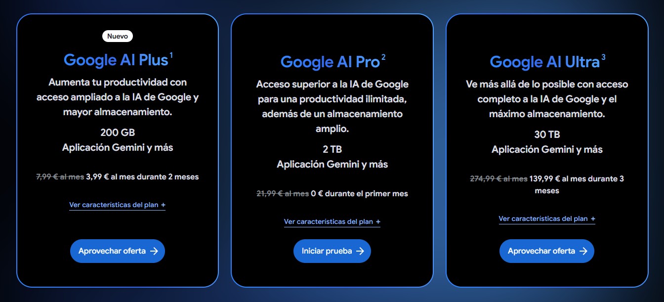 Google AI Plus: qué incluye la suscripción que compite con ChatGPT Go Google AI Plus: qué incluye la suscripción que compite con ChatGPT Go