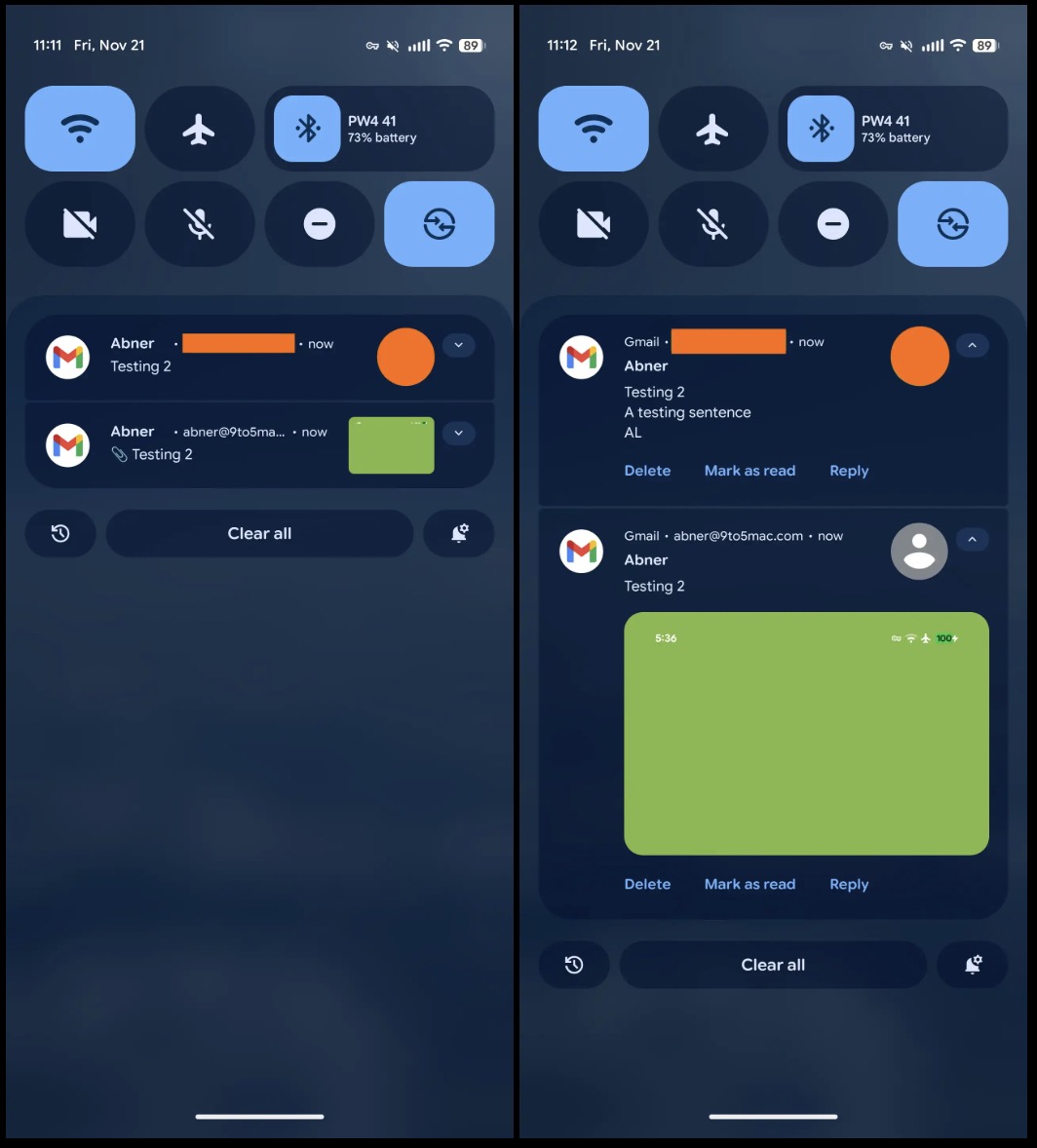 Las notificaciones de Gmail en Android sufren un gran cambio visual: llegan las nuevas vistas previas de archivos Las notificaciones de Gmail en Android sufren un gran cambio visual: llegan las nuevas vistas previas de archivos