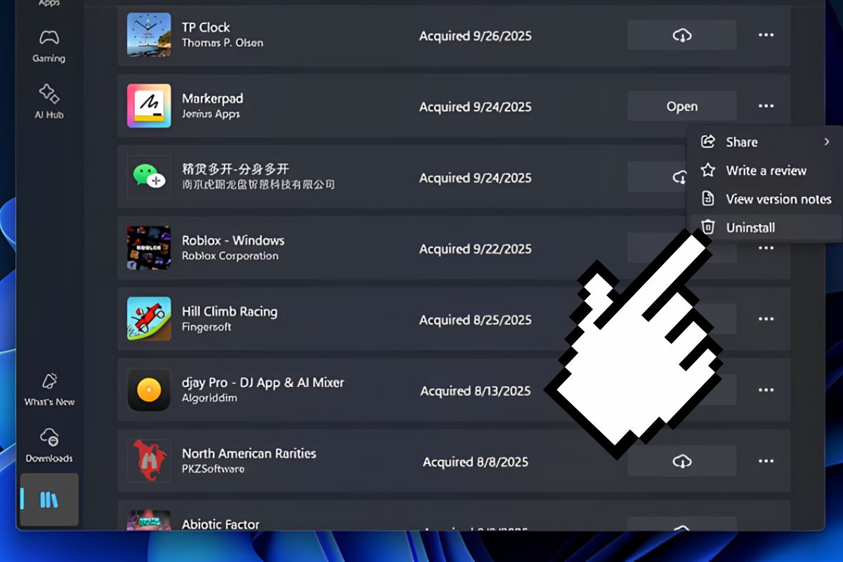 Windows 11 hará que desinstalar apps sea mucho más sencillo desde la Microsoft Store Windows 11 hará que desinstalar apps sea mucho más sencillo desde la Microsoft Store