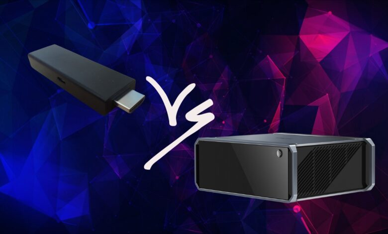 stick pc vs mini pc