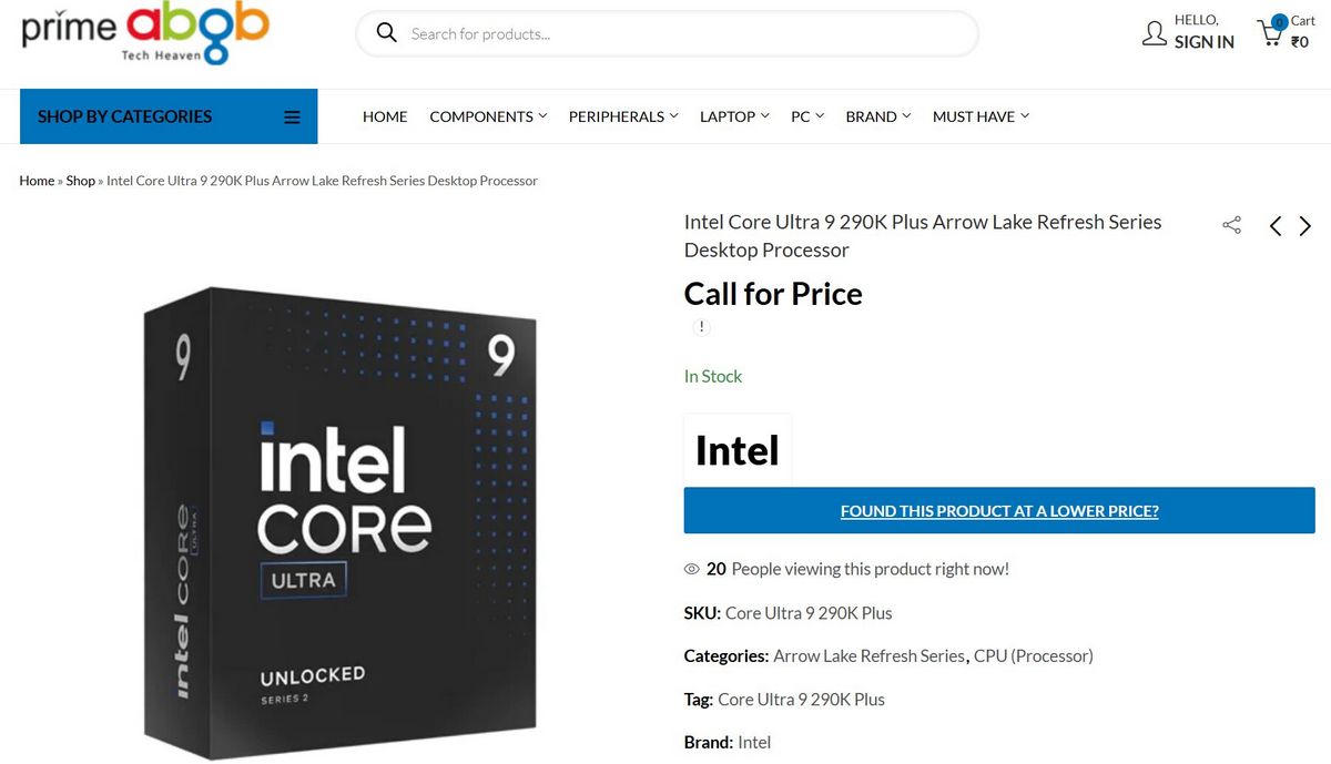 Core Ultra 9 290K Plus