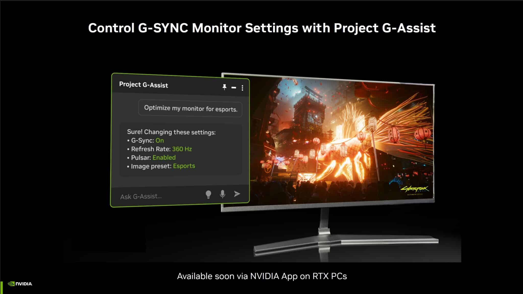 Así es NVIDIA G-SYNC Pulsar: la nueva tecnología presentada en el CES 2026