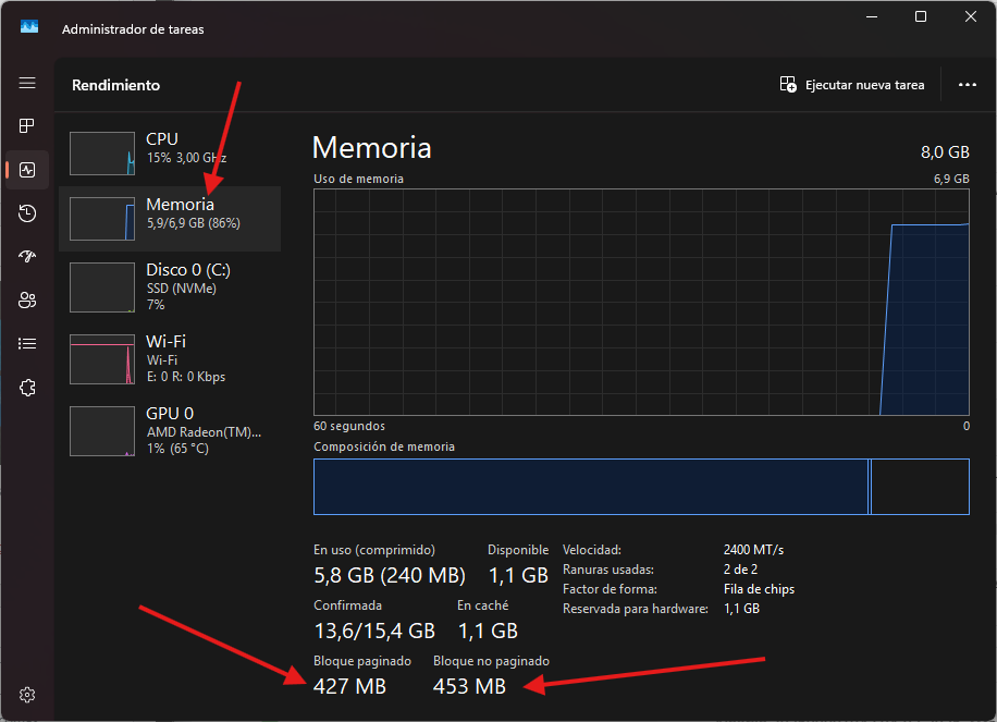 Cómo configurar la memoria virtual en Windows 11 paso a paso