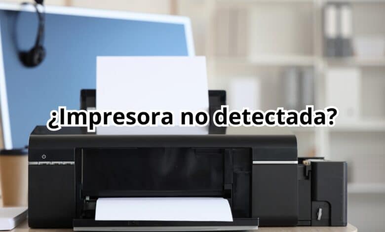 no reconoce impresora