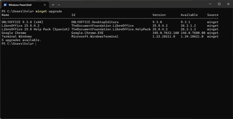 Guía Winget: cómo instalar programas a través de la consola