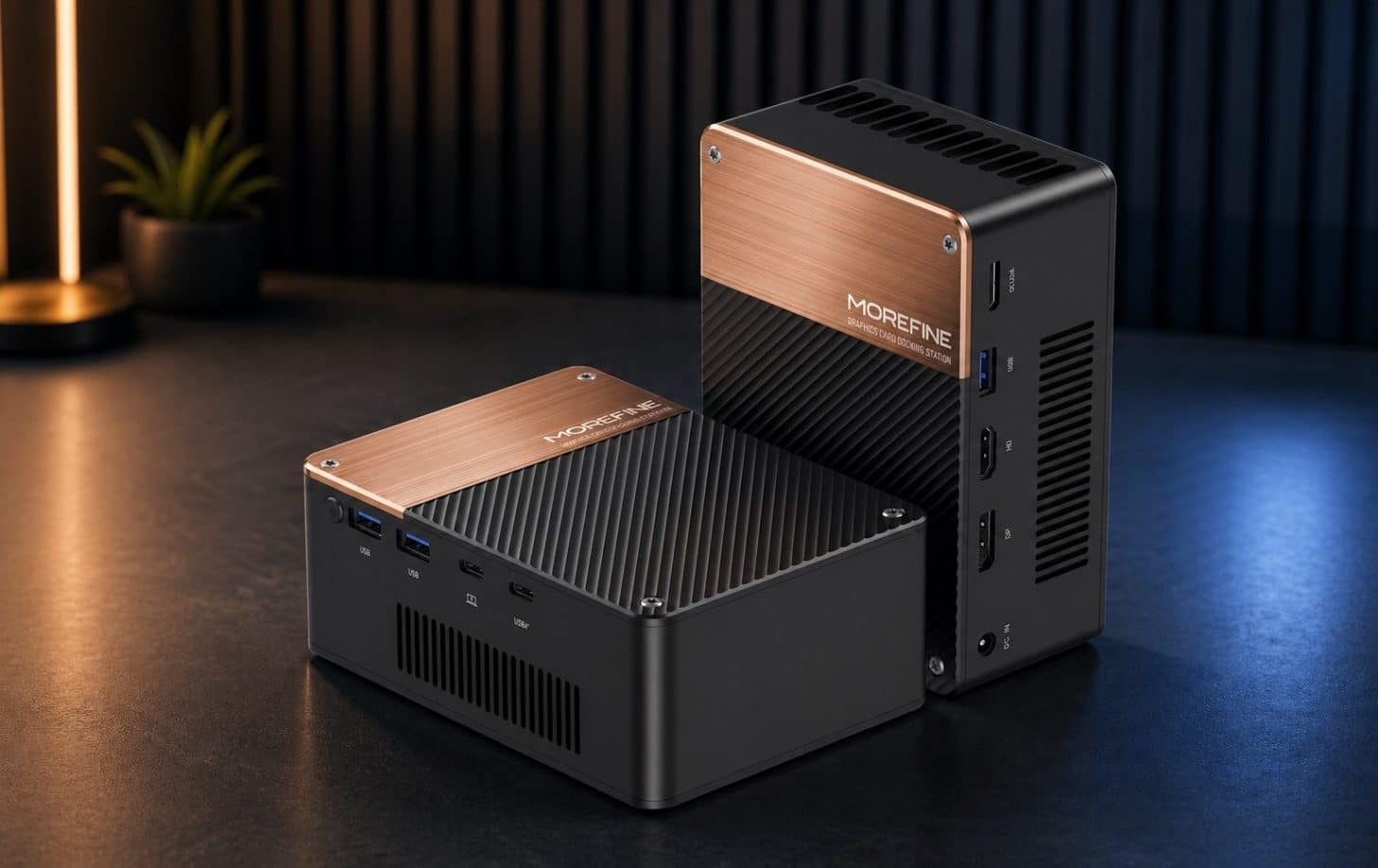 ¿Una RTX 5060 Ti «de bolsillo? MOREFINE lo ha hecho posible con esta eGPU pionera