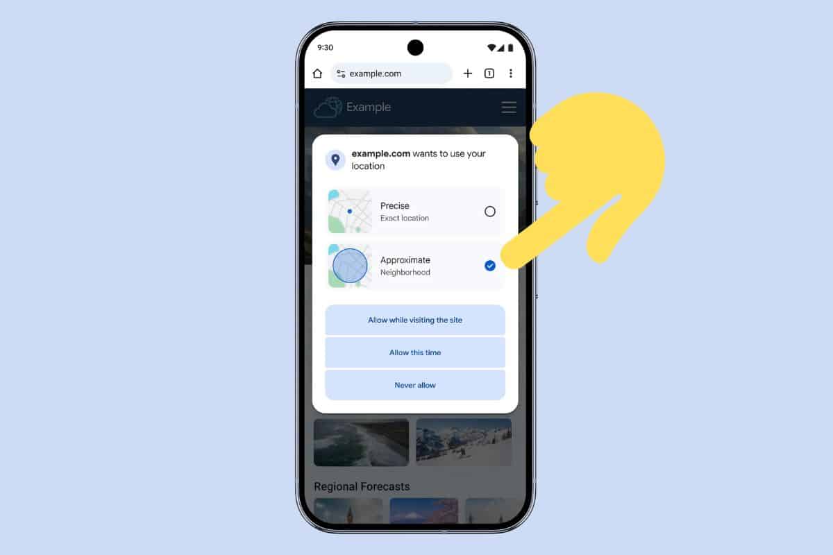Chrome en Android ya permite compartir tu ubicación aproximada con las webs y da un poco más de control al usuario