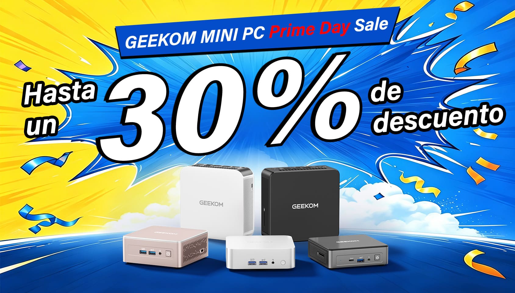 GEEKOM trae los precios más bajos del año en Mini PC al Prime Day de Amazon por tiempo limitado