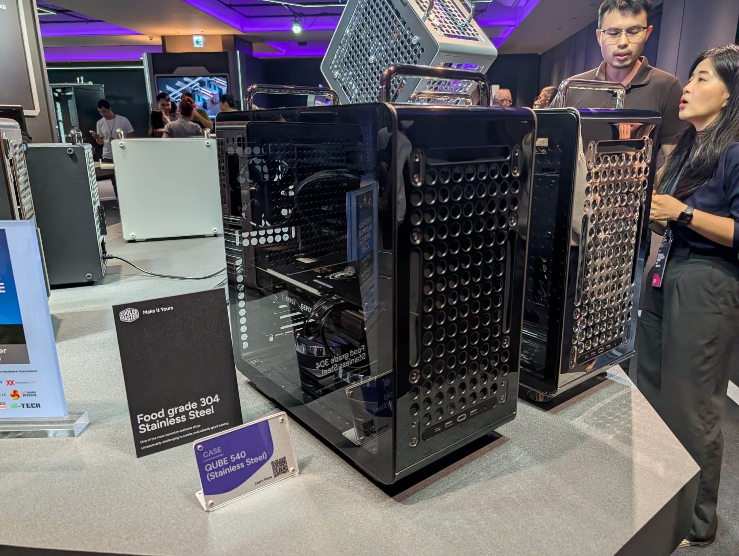 Cooler Master muestra una nueva edición de su caja QUBE 540 durante Computex 2026