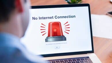 no hay conexión de Internet