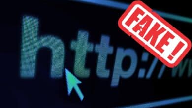 web falsa