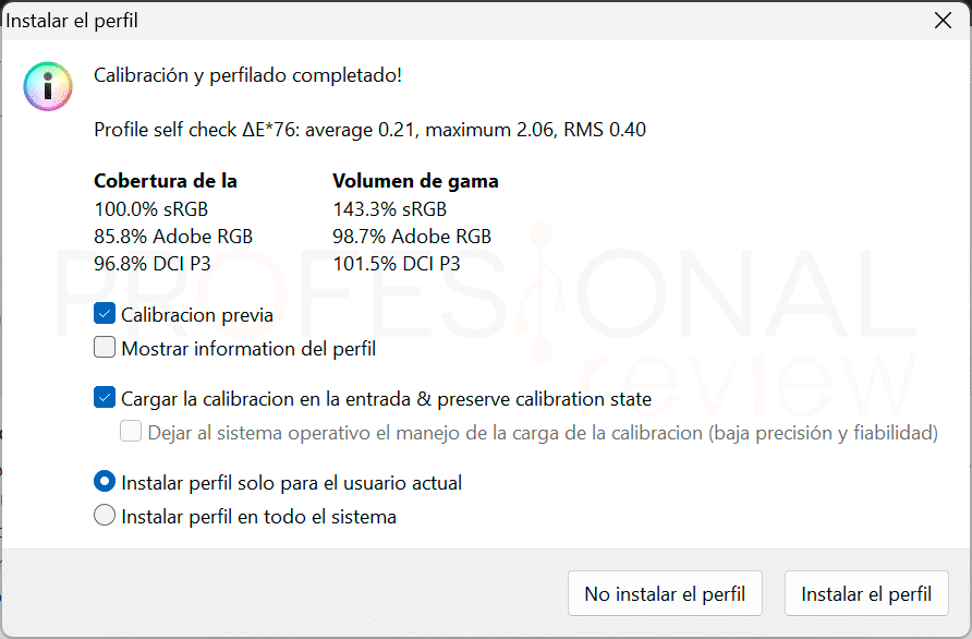 Acer Predator Helios Neo 16S AI 2026 Review Acer Predator Helios Neo 16S AI 2026 Calibración