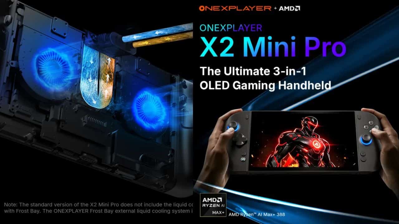 ONEXPLAYER desafía al mercado con la X2 Mini Pro, consola portátil con Ryzen AI Max+ 388