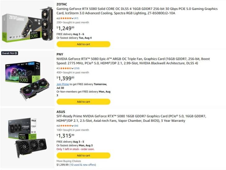 RTX 5080
