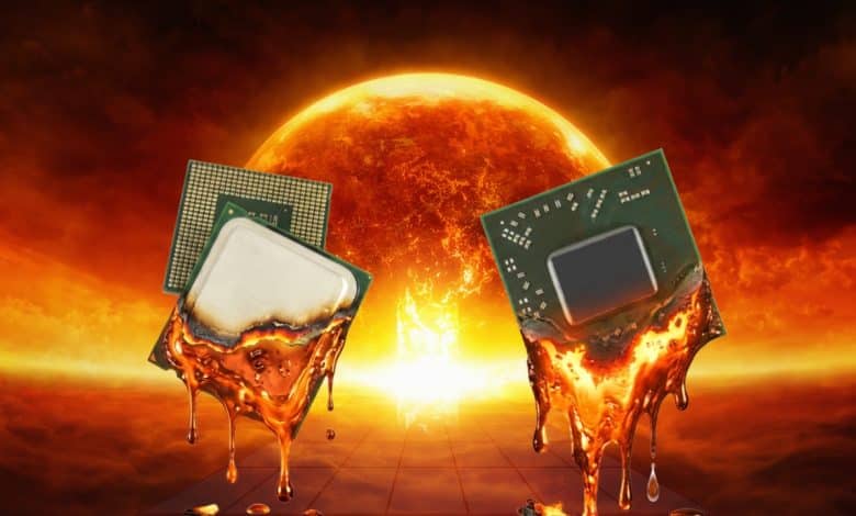 temperatura alta cpu gpu