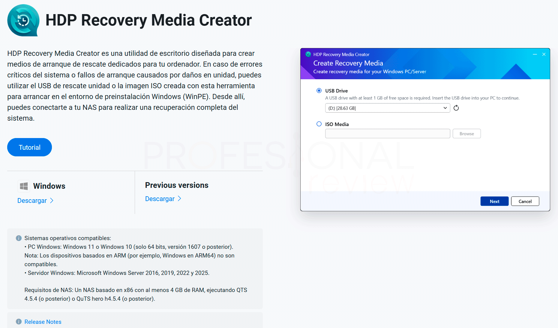 HDP Recovery Media Creator HDP Recovery Media Creator paso 15