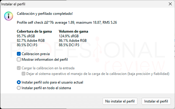 KTC 25M1 Review KTC 25M1 Calibración
